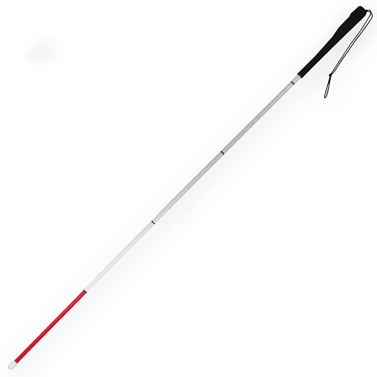 NA Bastón Guía Plegable, Bastón Ciego De Fibra De Carbono Ligero Y Plegable, con Dureza Kevlar, Película Reflectante 3M, Asistente Seguro para Caminar para Hombres, Mujeres, Ancianos