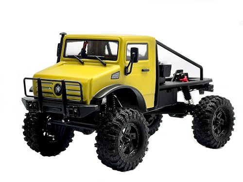 Image of HOBBYPLUS CR-18P V3 Brushless Rushmore in -Hunter - Matte Sand - 1 /18 Scale RC Truck Crawler with Off-Road RC Trucks Features, Portal Axles & Metal Gears - RTR, 2S /3S LiPo Compatible (1810419-V3)