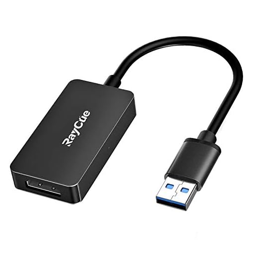 USB to HDMI Adapter, HD 1080P Video Audio Output, USB 3.0 to HDMI Converter Cable for Multiple Monitors, Support Windows XP/10/8.1/8/7 (Not Mac, Linux, Vista, Chrome, Firestick) (Black)