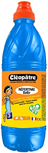 CLEOPATRE - PGBB1-5 - Peinture Gouache Néfertari - Cyan/Bleu primaire - Flacon 1 L