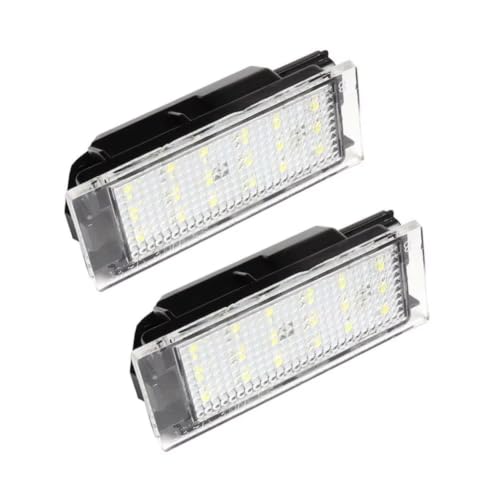 Luz de matrícula para Laguna 3 2007-2015 pack de 2 piezas traseras