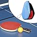 Menolana Ping Pong Paddle Case for 2, Hard Shell Protector Carrying Bag, Stylish Table Tennis Paddle Case, Blue