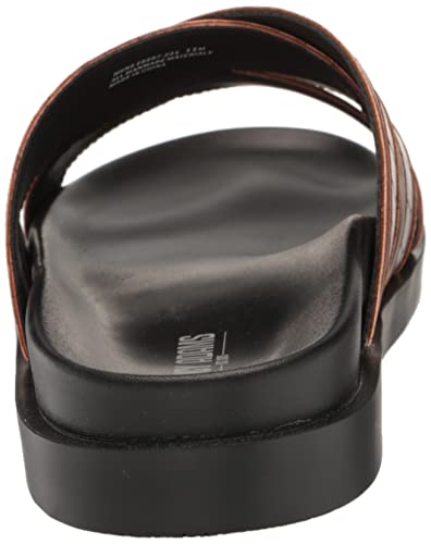 STACY ADAMS Men's Mondo Cross Strap Slide Sandal3