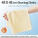 5 Pack Eyeglass Cleaning Cloths,Premium Microfiber Cleaning Cloths for Glasses,Safest Cloth for AR Lenses,Screens,Cameras,Cell Phone,Eyeglasses,LCD TV Screens,Tablets and More (5 Pack)