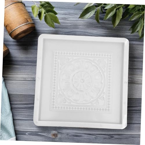 Molde cemento de plastico pavimento exterior antideslizante reutilizable 7
