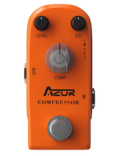 Azor Compressor Guitar Effect Pedal Ultimate Comp Pedal Compression Effect Pure Analog For Electric Guitar And Bass True Bypass #TOP2