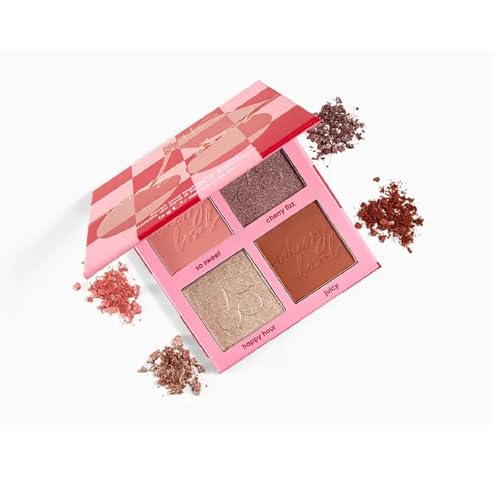 CIATE LONDON Cherry Bomb Blush and Highlighter Palette LIGHT MEDIUM (4 shades)