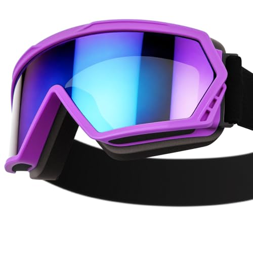 Motorcycle Goggles Dirt Bike Goggles,ATV,Ski,Windproof Glasses for Adults, Men, Women, Youth