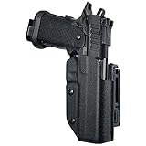 Black Scorpion Gear Pro IDPA Competition Holster fits Staccato P Duo (Black, Right-Hand Draw)