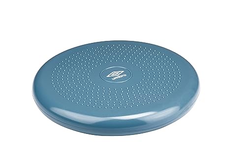 Umbro Balance Kissen - Ø 33 CM - Erwachsene und Kinder - Wackelkissen - Blau