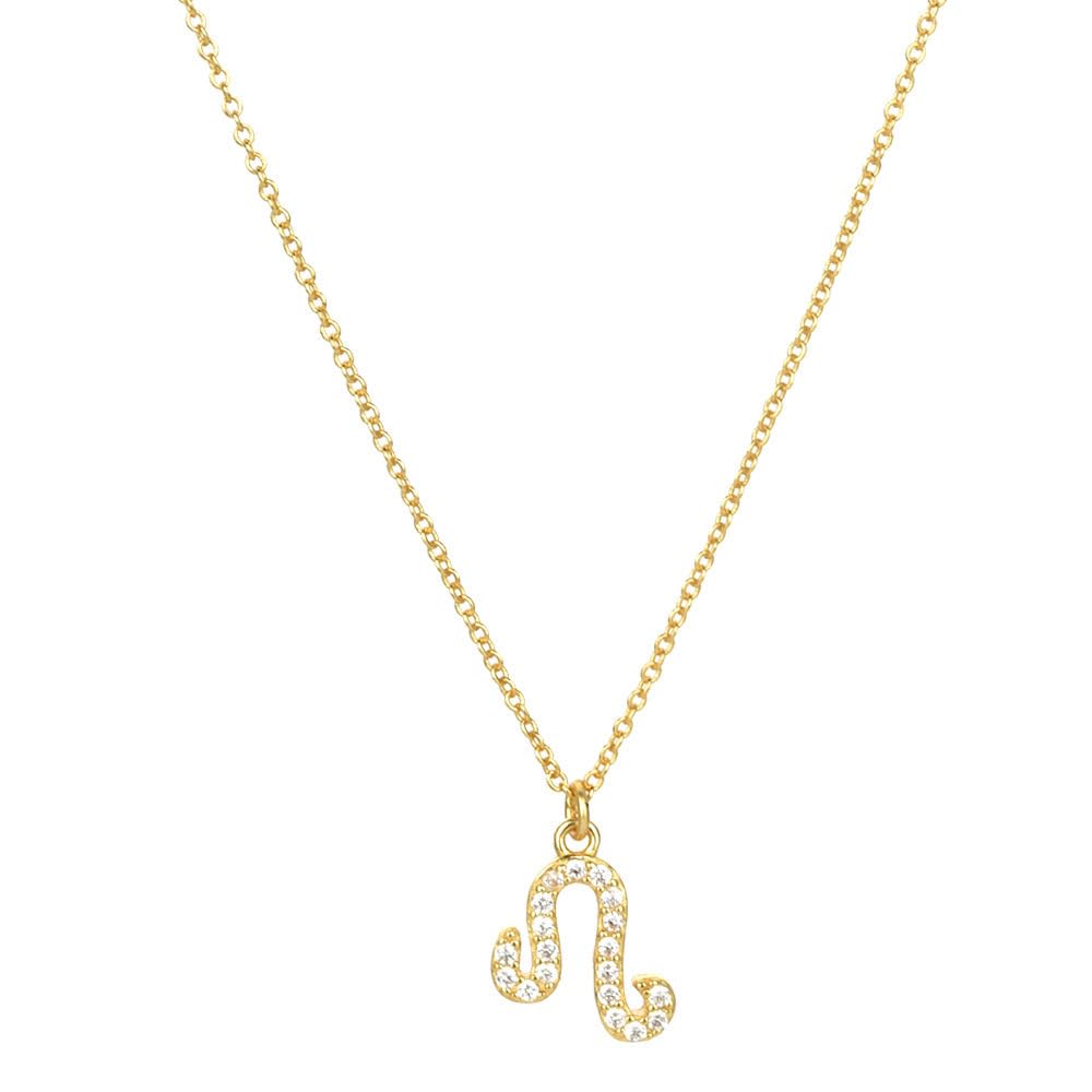 Cadena De Plata Esterlina, Signos Collar De Plata Elegante Collar De Mujer Símbolos Romanos Antiguos Gargantilla De Circonio Símbolo del Horóscopo Collar con Colgante Joyas para Niñas Regalo De