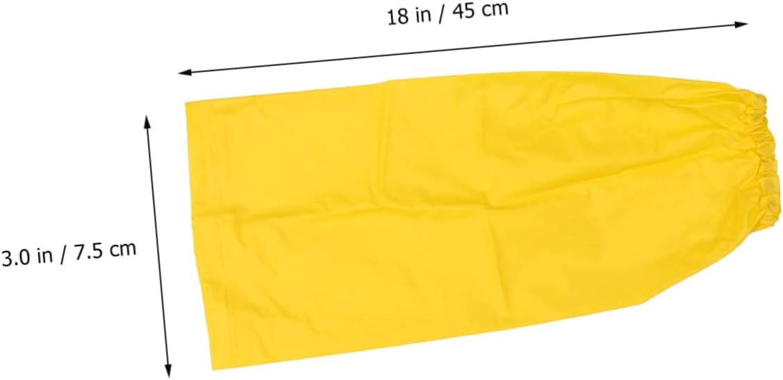 Yellow Leg Protectors for Boy Girl Elastic Band Trousers Cover Lightweight Outdoor Use Dust and Liquid Resistant Leg Covers