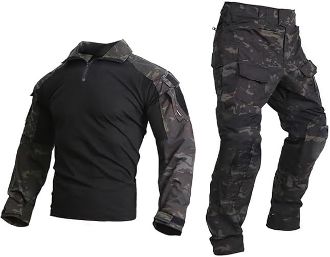 EMERSONGEAR Gen3 Uniform,Military Painball Suit,Army Airsoft Combat BDU Pants Shirt with Knee Pads