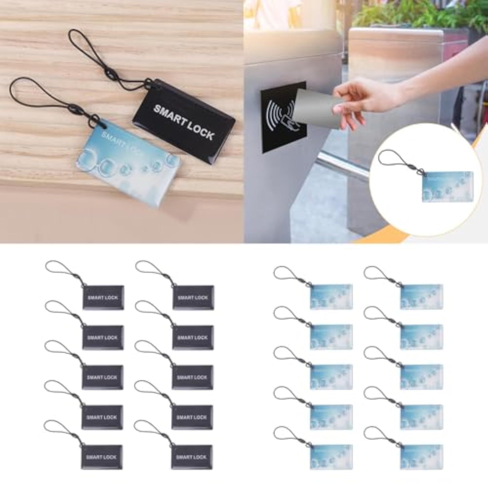 10Pcs IC Cards Lightweight Replacement Smart Key