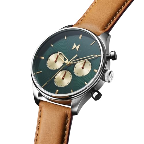 Image of MVMT Men's Airhawk - Pilot Watch - Military Analog Wristwatch - Aviator - Minimalist Water-Resistant 5 ATM /50 Meters Timepiece - Interchangeable Watch Bands - 42mm