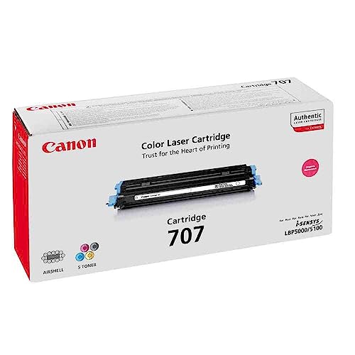 Cartouche toner magenta Canon 707M 9422A004 pour imprimantes laser I-Sensys LBP 5000