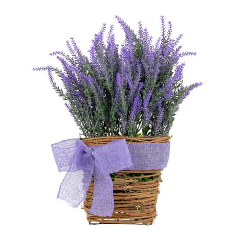 Ramo de flores de lavanda morada seca miniatura 1