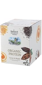 Amazon.co.jp: オーガニックプロテイン カカオ&メープル 210g 2袋