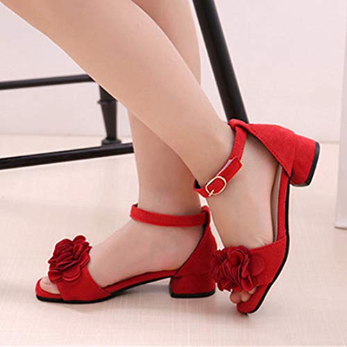 TangDao Girls Sandals Open Toe Middle High Heel Princess Sandals Summer Kids Shoes Dress Platform Sandals For Toddler Little Kid Big Kid3