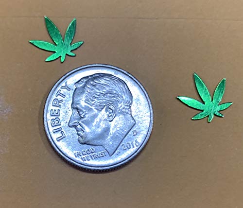 Confetti Marijuana Leaf 3/8" 1 Each Black, Gold, Green, Pink, Silver - 5 Half Oz Bags (2.5 oz) #3099 7 Confetti Marijuana Leaf 3/8" 1 Each Black, Gold, Green, Pink, Silver - 5 Half Oz Bags (2.5 oz) #3099 - Image 8