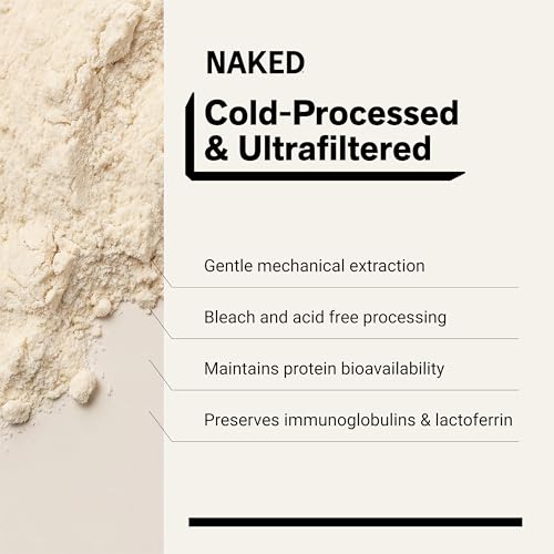 Image of NAKED Whey 1Lb - Only 1 Ingredient, Grass Fed Whey Protein Powder, NSF Certified, Undenatured, No Gmos, No Soy, Gluten Free, Stimulate Growth, Enhance Recovery - 15 Servings