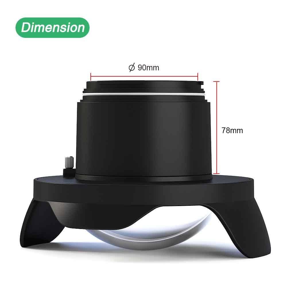 Seafrogs WA005-E Optical Acrylic 40m/130ft 6 Inch Wide-Angle Dome Seafrogs WA005-E Optical Acrylic 40m/130ft 6 Inch Wide-Angle Dome
