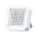 Weytoll WIFI Termohigrometro Higrotermometro Digital,Sensor con LCD Pantalla Termometro Higrómetro con Calendario Interior compatible con Alexa