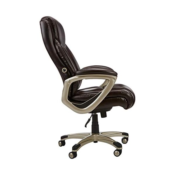 Amazon Basics Big & Tall Executive Computer Desk Chair With Lumbar Support, Adjustable Height