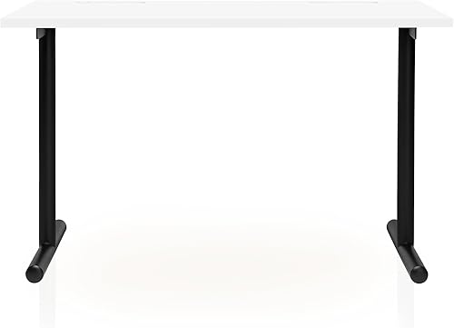 Miniatura 3 de Laura Davidson Furniture Lenox - Escritorio para computadora para el hogar u oficina, minimalista, moderno y de grado comercial con patas de metal