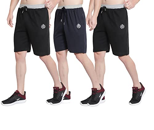 Image of OORA Men's Plus Sizes Cotton Shorts M to 5XL, 28 to 48 Inches Waistline