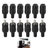 Performance optimisée: Fiches haut-parleur DIN assurent une capacité de charge élevée et des performances de transmission audio sans perturbation, offrant une compatibilité avec différents types de câbles pour enceintes et une qualité sonore supérieure.