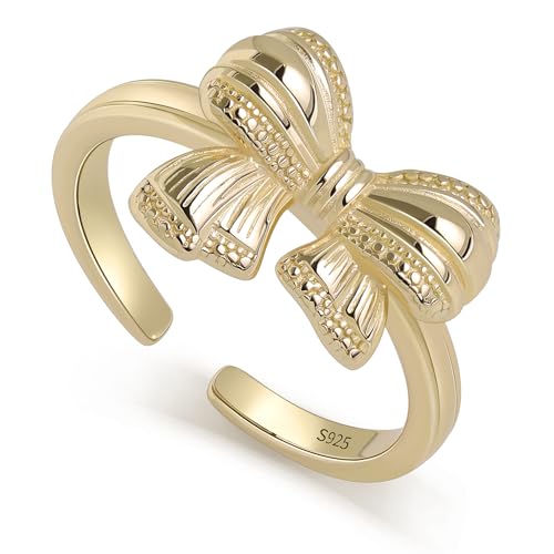 Bague promesse nœud de l'amitié pour femmes et filles en or rose