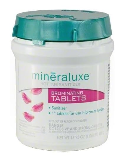 Bromine Tablets by Dazzle Mineraluxe (480 gram) 1" Tablet