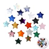 como reparar cristales estrellados Cristales naturales en forma de estrella: Cada cristal ha sido cuidadosamente seleccionado y pulido a mano para preservar su singularidad. El set incluye 20 piedras preciosas en forma de estrella (aproximadamente 20*20*6 mm), ideales para meditación, propósitos espirituales o como decoraciones que canalizan energía positiva
