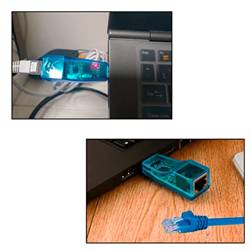 Adaptador USB para Lan Ethernet Cabeada Placa de Rede Externa RJ45 10/100 PC Notebook 100 Mb/s Compa