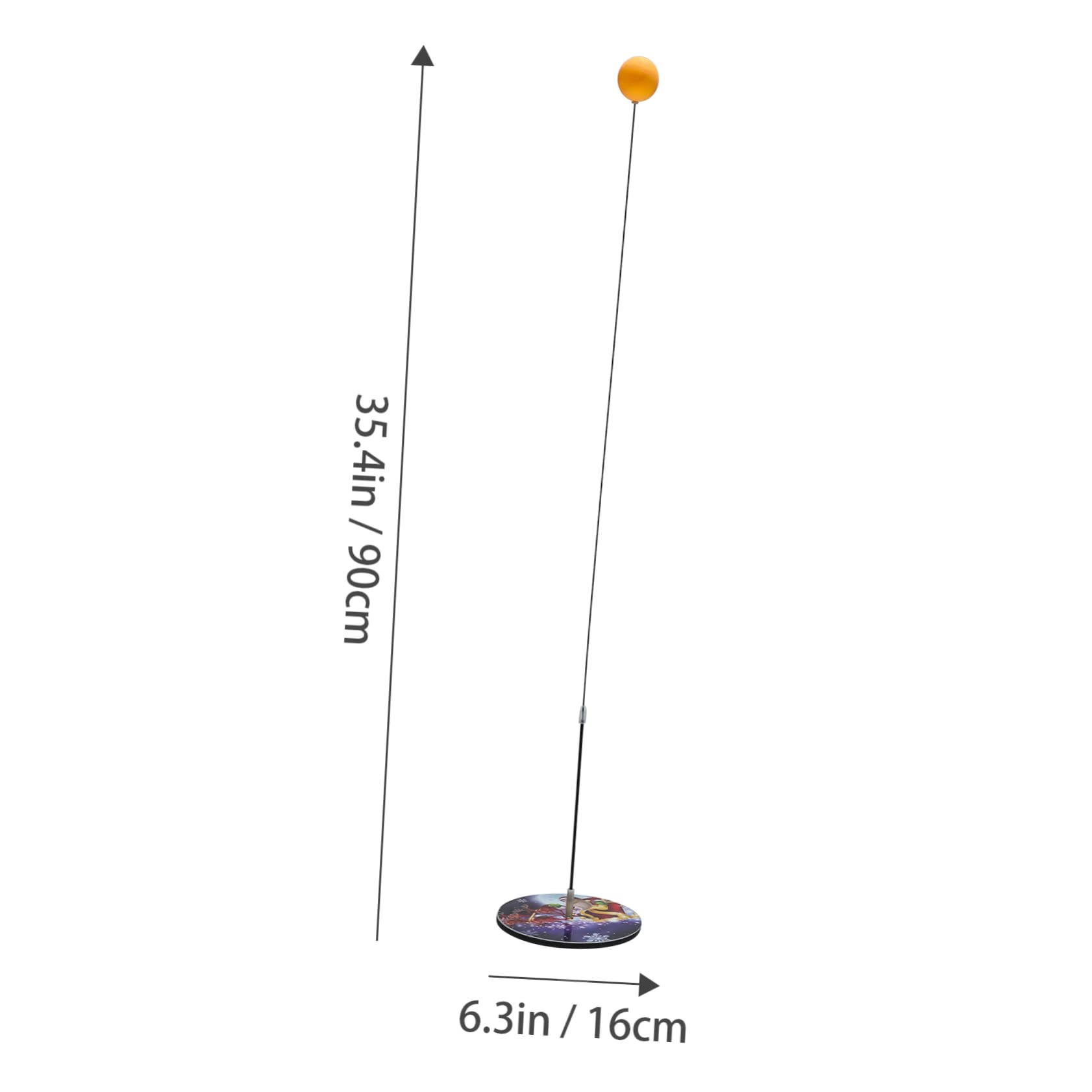 VANZACK 1 Set Table Tennis Trainer Elastic Shaft Training Supplies for Home Use Stable Base Durable Design for Personal Practice Family Fun