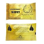 Golden Balls Wipes Mens Gift For Him Idea Birthday Stocking Filler Christmas Husband Novelty Adult Prank Boyfriend Retirement Present Rude Funny Wank Idea Secret Santa Fathers Day Office Wet Wipes Man