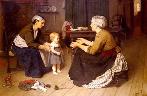 Cuadro de lienzo de Adolf Artz 60x90cm para decorar paredes de salón