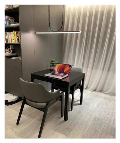 Lustre Simples e Moderno para Sala de Jantar, Sala de Chá Escandinava, Escritório, Bar, Longo, Luz L