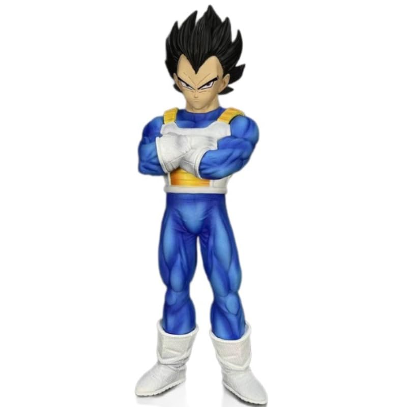 REOZIGN Vegeta Figure, Holding Hands, Blue Costume, Vegeta Anime Figures 24Cm/9.4inch, PVC Character Model, Collectible Gift