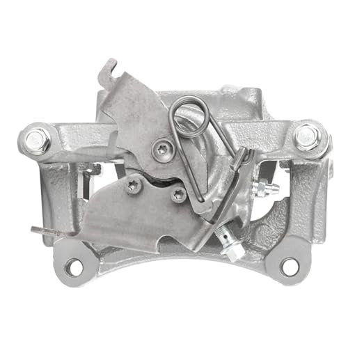 Image of Detroit Axle - Rear Left Brake Caliper for Ford 2015-2019 Transit-150 | Transit-250 Transit-350 HD, Driver Side Disc Brake Caliper with Bracket 2016 2017 2018 Replacement
