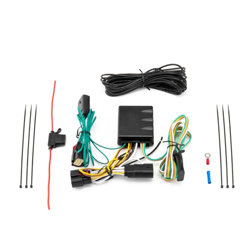 Image of Wsays 4-Pin Trailer Wiring Harness Plug & Play Connect Trailer Tail Lights Brake Signal Lights and Turn Signals Compatible with Jeep Wrangler JL /JLU 2018-2025 Gladiator 2020-2025