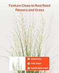 VEVOR Artificial Grass Plant, 47 inch Reed Flower Grass in Pot, Premium PVC Faux Fake Greenery Shrubs Plant for Indoor Outdoor House Home Garden Office Room Décor, Housewarming, 1 Pack Green