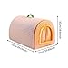 WeiLaiKeQi Dog House Bed Pet Tent Kennel Warm Nonslip Bottom Reusable Portable for Feral Cats Courtyard Kitten Backyard, XL Gray
