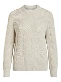 Object Damen Objnova Stella L/S Knit Noos Pullover, Humus, M EU