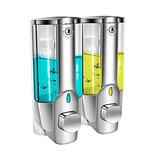 Little World Soap Dispenser Wall Mount, Manual Hand Liquid Shampoo Shower Gel Dispenser