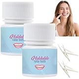 2pcs Temporary Tooth Filling Repair Kit,Dental Repair Kit for Broken Teeth & False Teeth,Moldable Tooth Filler & Dental Glue,Quick Fix for Missing Teeth,Home Dental Tools,Fixing Missing Gaps,20ml*2