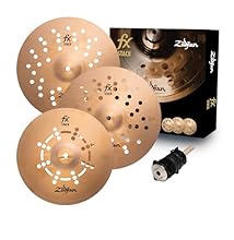Largest FX Stack in the range for maximum impact: The 14” delivers raw, cutting tones. Stacks consist of two larger FX splash cymbals and one smaller, and is a completely modular design, with cymbals able to be stacked in any order Includes Zildjian ...