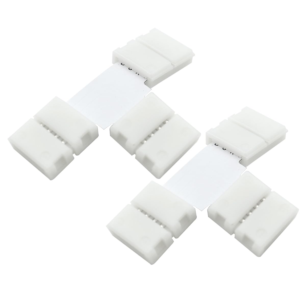Sarini LED Strip Connector 4 Pin 10 Mm LED Strip Corner Connector 6 Pieces LED Strip Connector T-Shaped LED Connector For 5050 3528 RGB LED Strip - Image 3