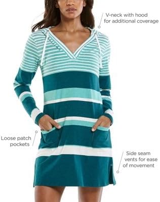 Hooded Cover-Up Dress with Pockets - UPF 50+ Sun Protection - Catalina - Image 5
